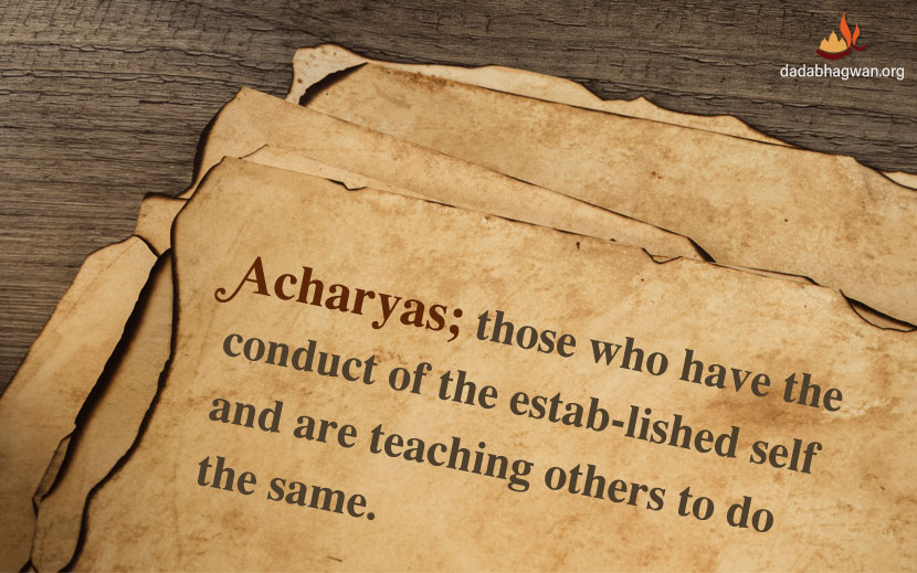 Acharyas