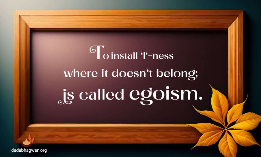 egoism